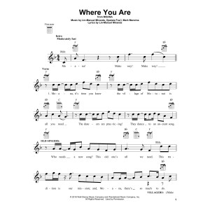 Where You Are (from Moana)